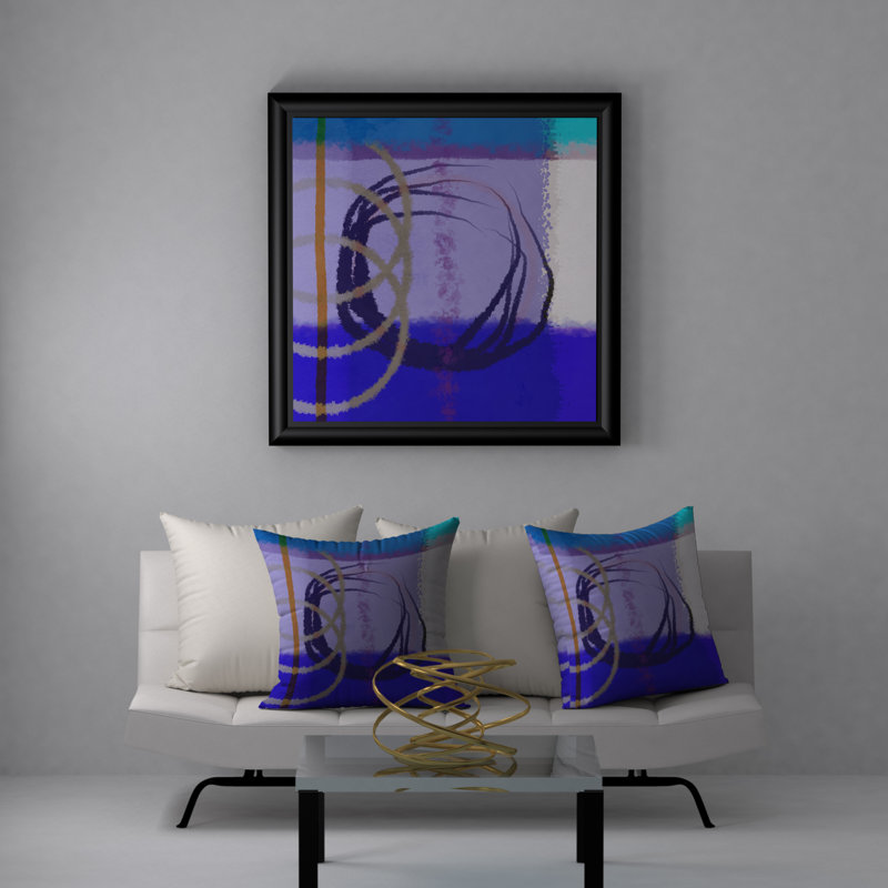  Housse et insert de coussin carré raffiné Sizzling, H 20 po x l 20 po