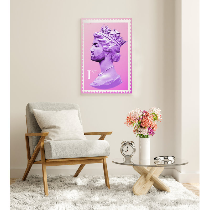 George Michael General Celebs Collection - Art Prints, 50.7cm H x 40cm W x 0.11cm D, Metal