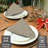 Poly Cotton Square Cloth Napkins Chambray Fabric-1126278213