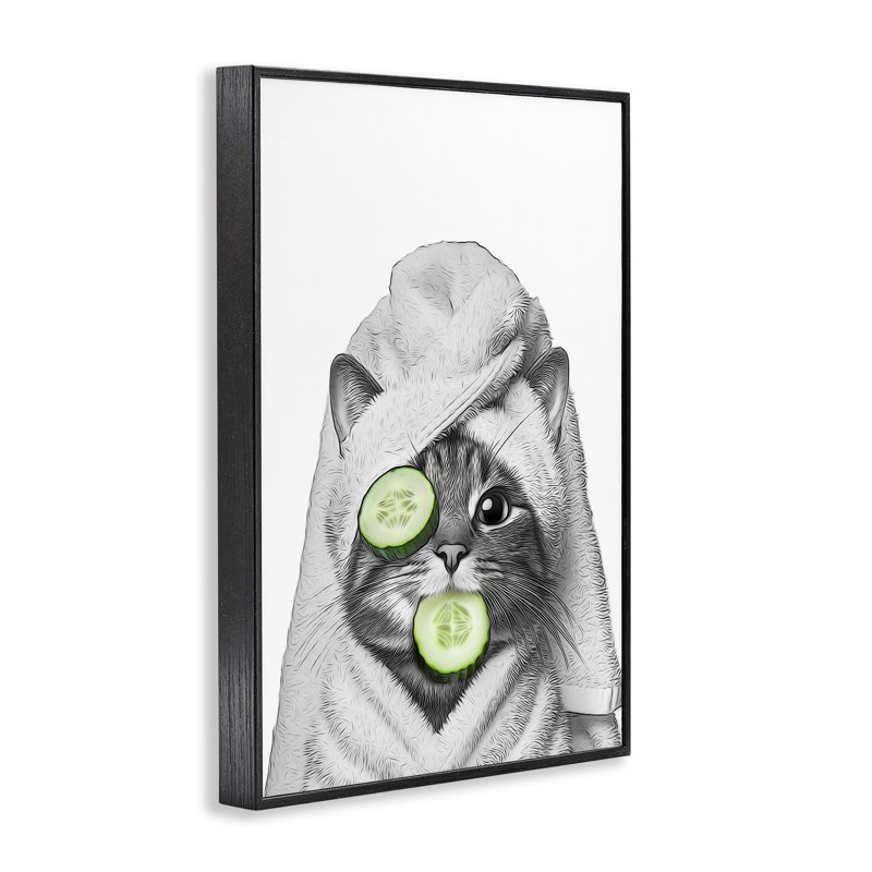 «Spa Bath Day», art giclée par Annalisa Latella, Giclée encadrée noir minuit, H 24 po x l 16 po