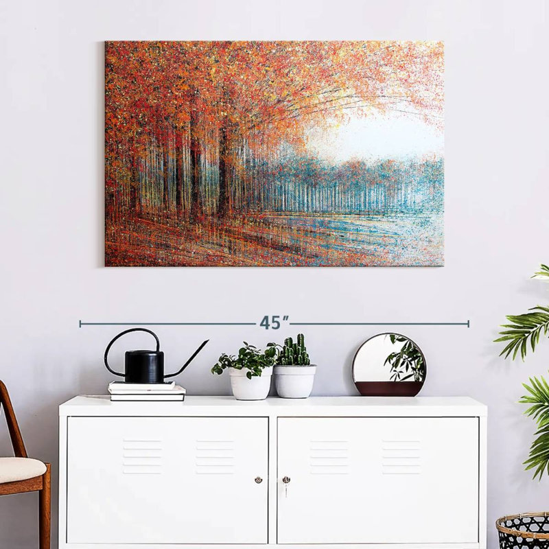 Avery The Red Trees, 26" H x 39" W