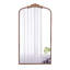 Miroir pleine longueur 66 po x 36 po, miroir arqué suspendu ou appuyé contre le mur, grand miroir doré pour le salon-1564826780