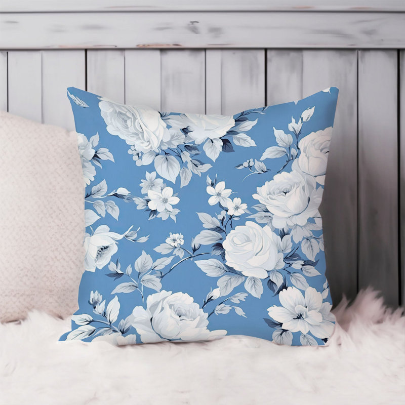 Floral Winter Blue Flowers IX Shabby Elegance