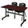 Kobe Flip-Top Training Nesting Table, 2 M Stack Chairs