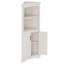 Grande armoire d'angle avec portes pour le salon, la salle de bain, la salle à manger ou la cuisine, beige-1649603341