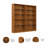 Doyno 71.46" H Manufactured Wood Standard Bookcase-102771610