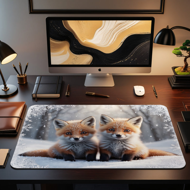 Polyester Desk Pad, 31.5x15.5