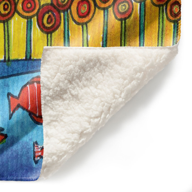  Couverture douce en sherpa, 51 po x 60 po