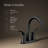 Simplice Centerset Bathroom Sink Faucet, 1.2 Gpm-75217945