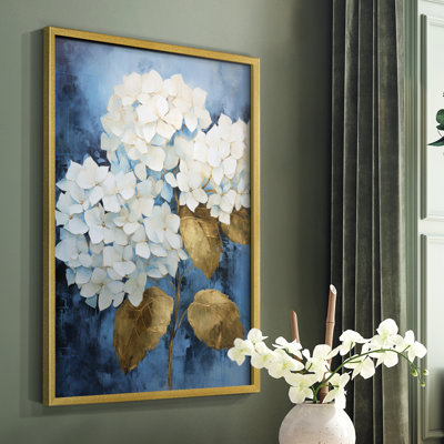 FLORAL Series XCIV - reproduction encadrée de qualité supérieure - prête à être accrochée - aucun clou requis