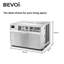 Climatiseur de fenêtre Bevoi 25 000 BTU en blanc 230 V