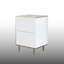 Table de chevet de luxe 24 po avec armoire
