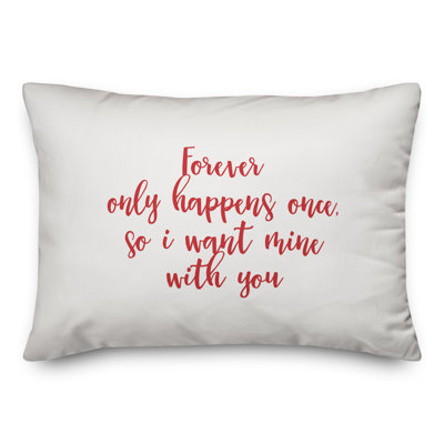  Coussin Forever Only Happens Once