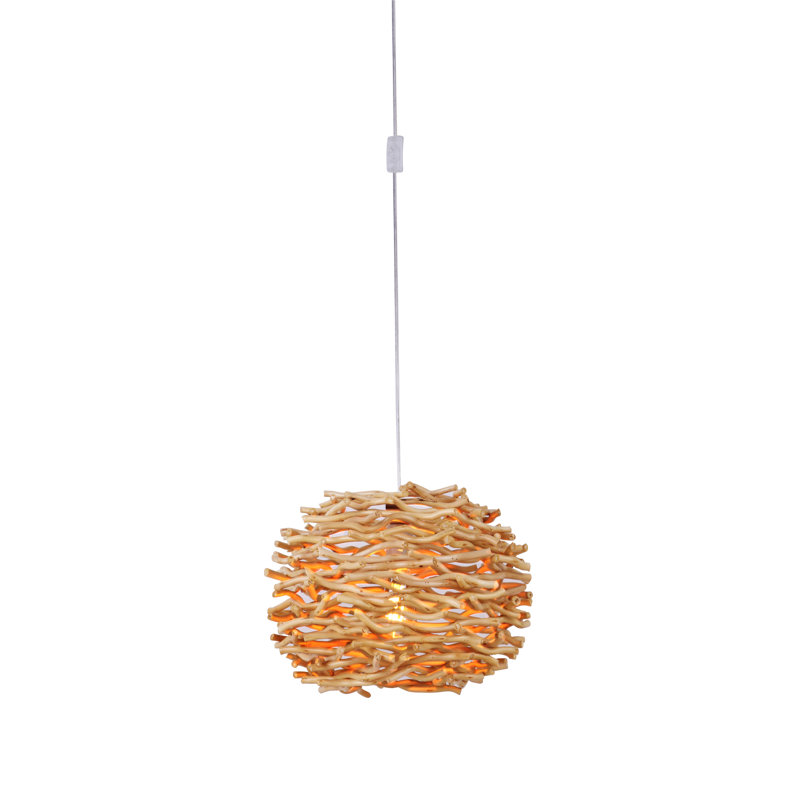 Luminaire suspendu géométrique 1 lumière Swag Pendant