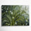 «Botanical Dill Green», art mural sur toile