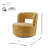 Carlia Upholstered Swivel Barrel Chair-338567674