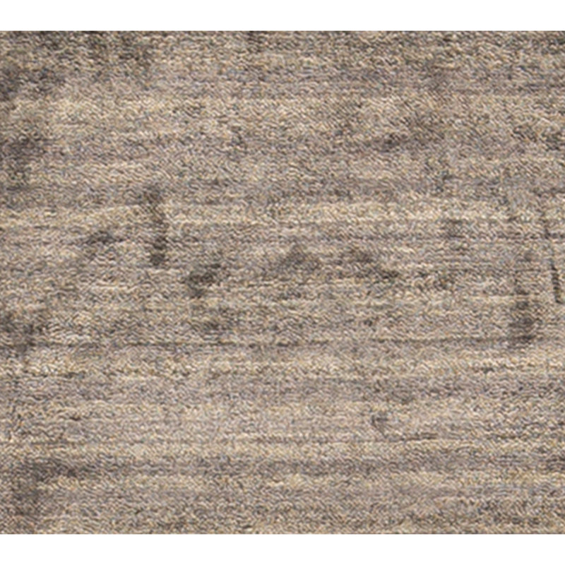 Tapis gris foncé noué à la main de haute qualité