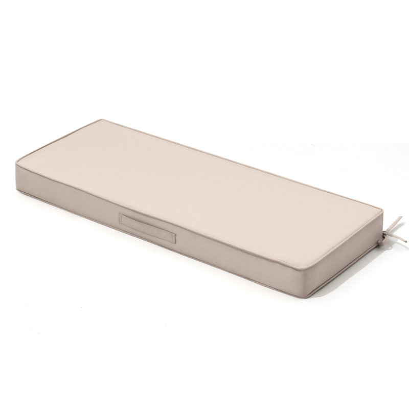 Outdoor Bench Seat Cushion, Beige, 36" W x 14.17" D