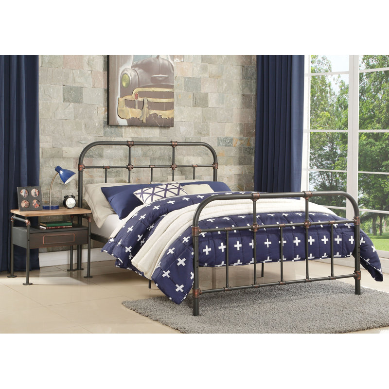 Farrah Metal Open-Frame Bed, Full