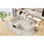 Canapé-lit modulaire en U 107,5 po-1029971309