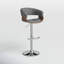 Amein Swivel Upholstered Adjustable Height Counter Stool-440975572