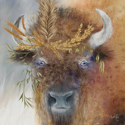 " Wheat Crown Bison " by Marla Rae