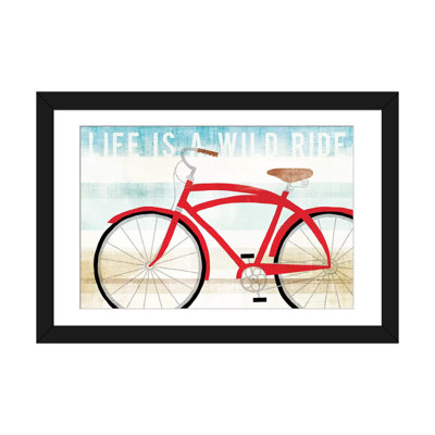 Reproduction murale sur toile tendue de la série Beach cruiser: Life is a Wild Ride par Michael Mullan