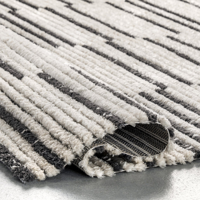 Ludovina Striped Indoor Rug, Rectangle 5' 3" x 7' 4"