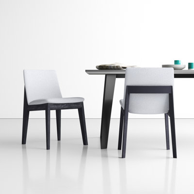 Chaise rembourrée en bois massif Anrey