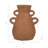 Boho Pottery Terracotta Vase with Sculptural Handles and Artisan-Inspired Craftsmanship for Decorative Accent Display in Global Eclectic Modern Rustic Farmhouse Mediterranean Interiors Decor-89110023