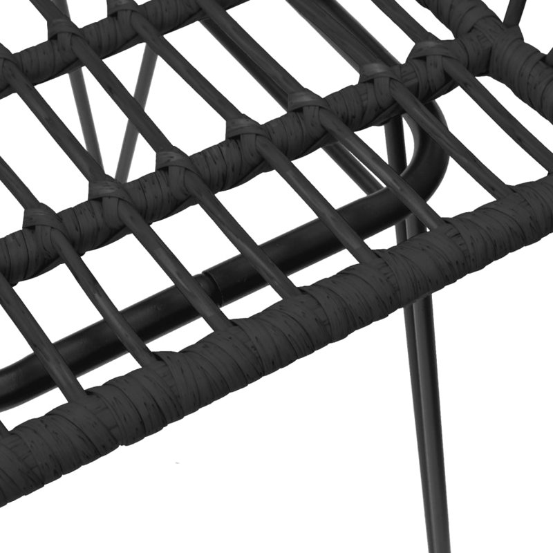Regnier Patio Dining Armchair, Black
