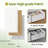 63" Storage Dresser with 8 Fabric Drawers, Steel Frame Organizer Chest for Bedroom and Living Room-473575927