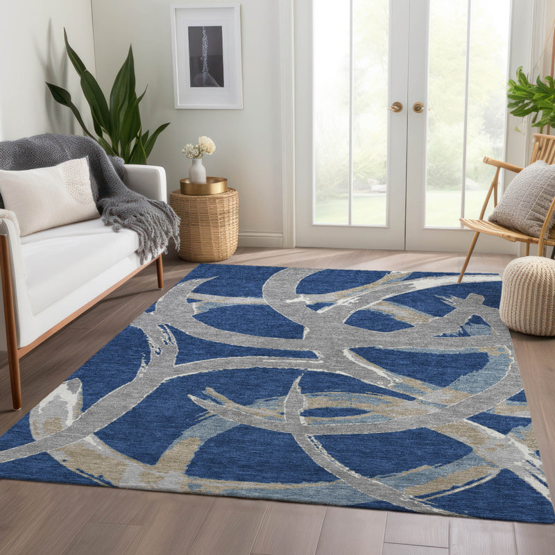 Tapis lavable à la machine de qualité supérieure Mayfield AMF1022, Rectangle 5 pi x 7 pi 6 po