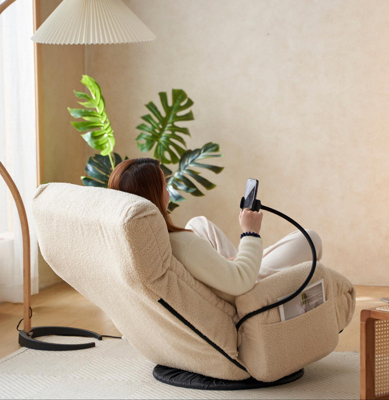 360 Degree Rotatable Sofa Chair,Rotatable seat Leisure Chair deck chair,Adjustable head and waist game chair lounge chair