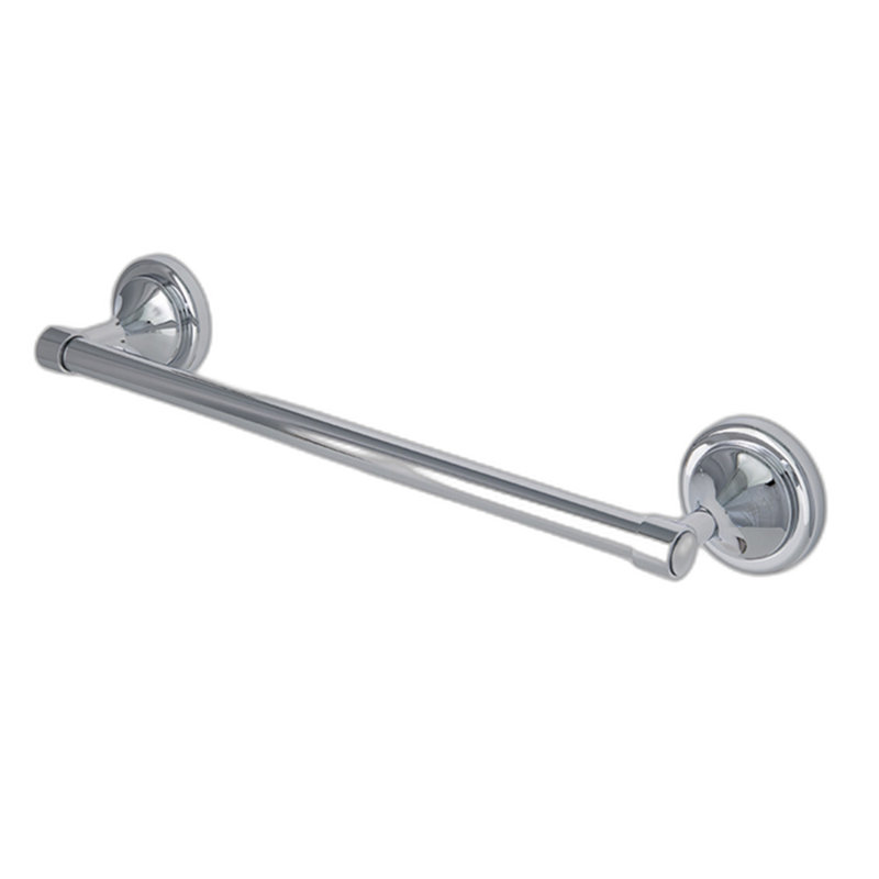 Flutti Towel Bar, 2.375" H x 13.5" W x 2.88" D, Polished Chrome