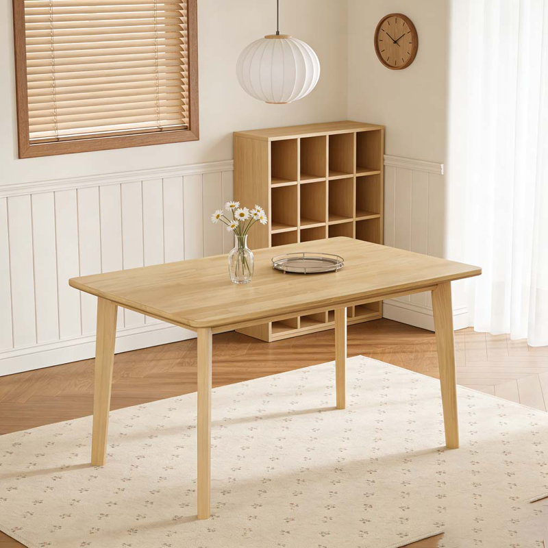 Table de salle à manger rustique, Naturel