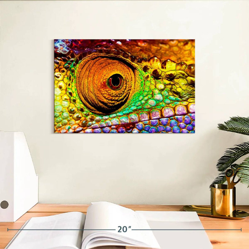 Crowle Chameleon Eye, 8" H x 12" W