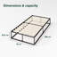 Dekker Metal Platform Bed with Wooden slat support 25cm/10in Height-20407051-103687298