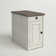 Chailey Floor Shelf End Table with Storage and Built-In Outlets