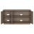 Hanson Rectangular Fluted TV Stand for TV's up to 55" in Antiqued Gray Oak