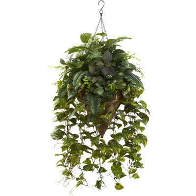 36 po plante artificielle en panier