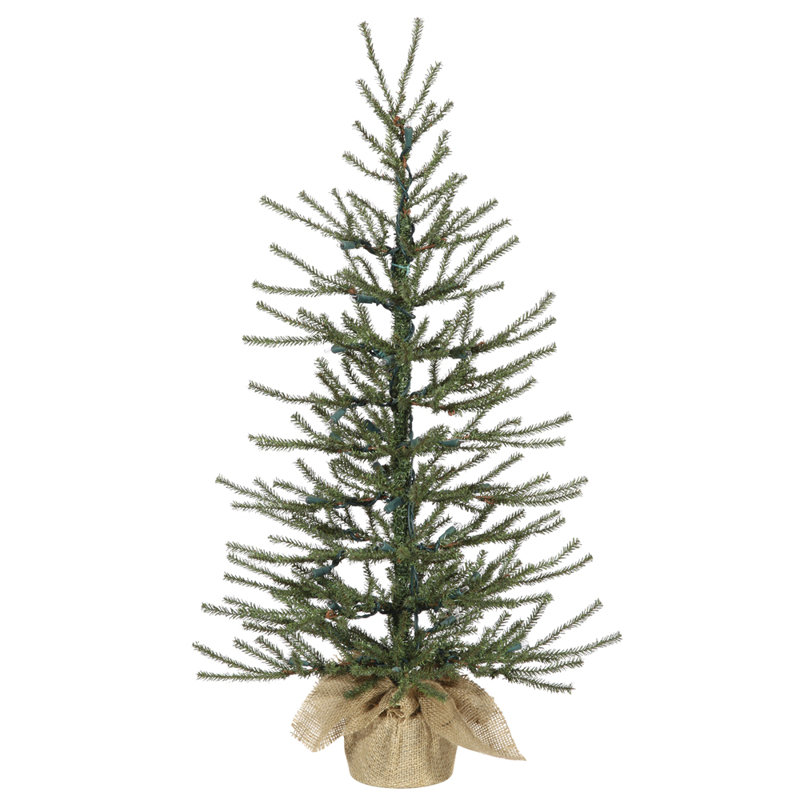 Angel Pine Tree 2' Artificial Pine Christmas Tree