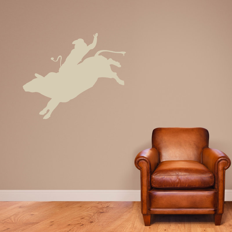 Décalcomanie murale un avenant bull, Beige