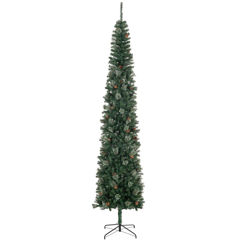 Arbre de Noël artificiel régulier (double) avec aiguilles vertes
