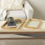 Cole And Grey Wood Nesting Tray With Fluted Glass Bases