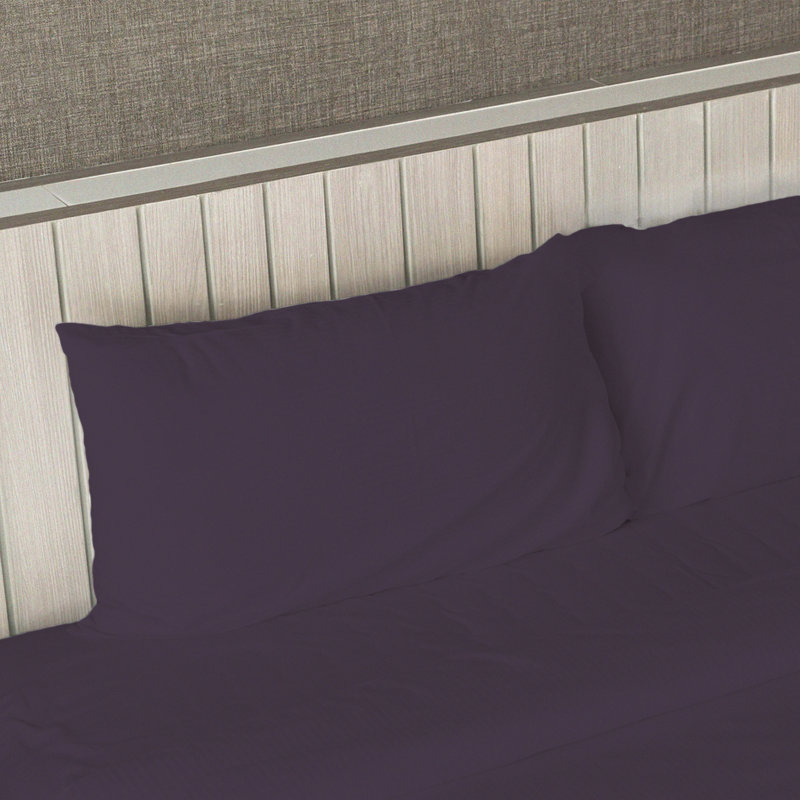 Microfiber Sheet Set, Full Sheet Set + Fitted Sheet + 2 Pillowcases, Purple