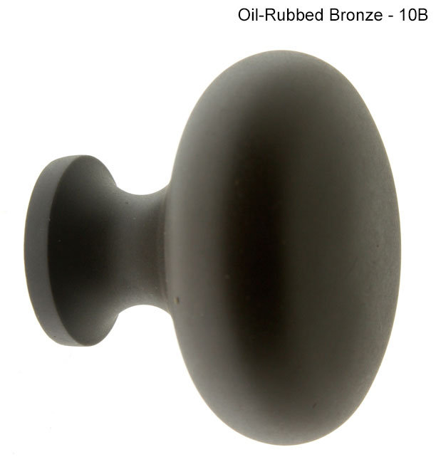 Mushroom Knob, Antique Nickel, 1" H x 1" W x 1.19" D