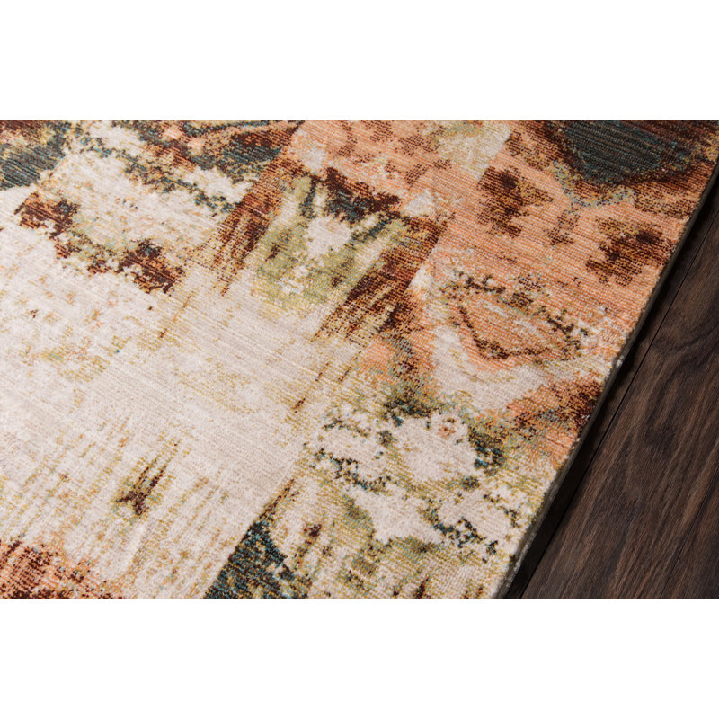 Loughran Abstract Indoor Rug, Rectangle 3'3" x 5'1"