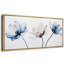 Impression encadrée de très grandes fleurs bleues et blanches-96074590-111664982