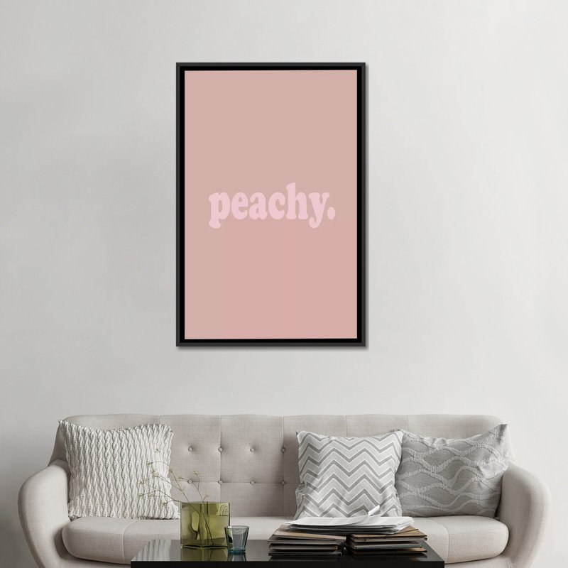 « pêche », art textuel sur toile, H 26 po x l 18 po x P 1,5 po, Toile avec cadre noir, Pas de tapis
